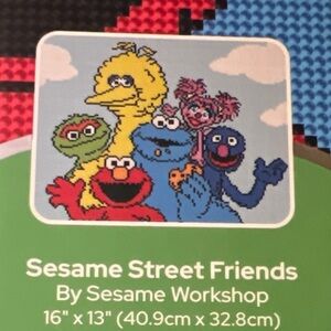 Diamond Art Kit Sesame Street Friends by Diamond Art Club